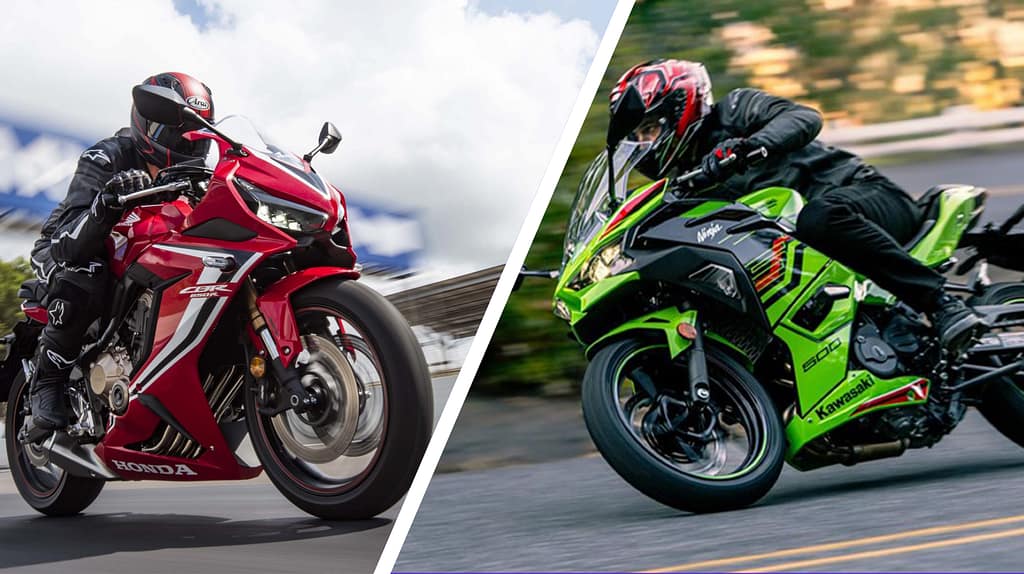 kawasaki ninja 500 vs honda CBR650R 1