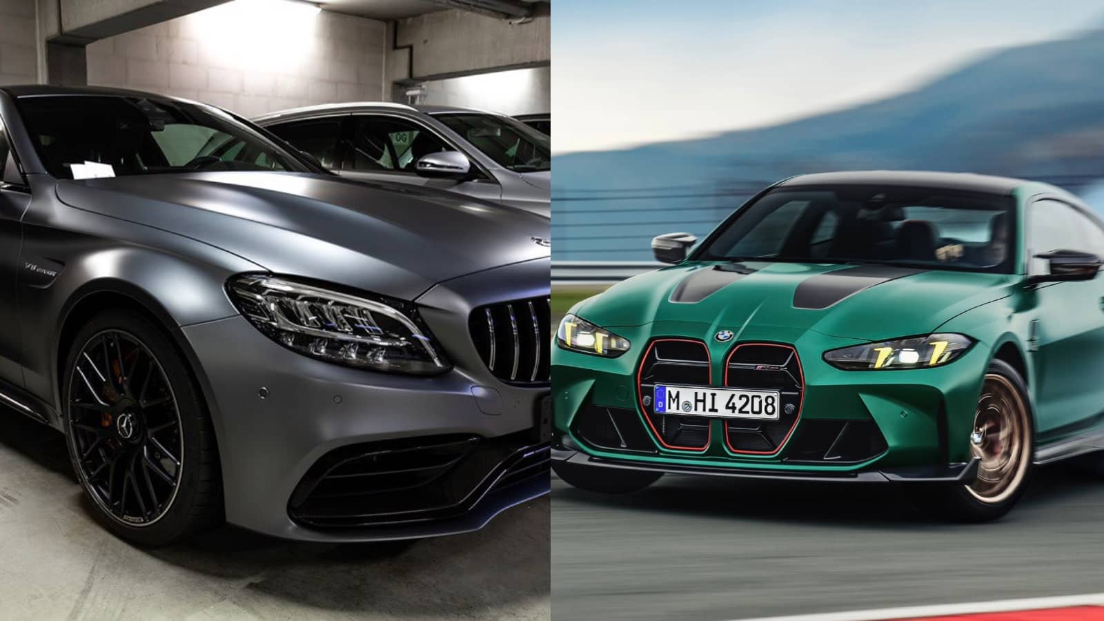 BMW M4 CS Vs Mercedes-AMG C63 S E Performance