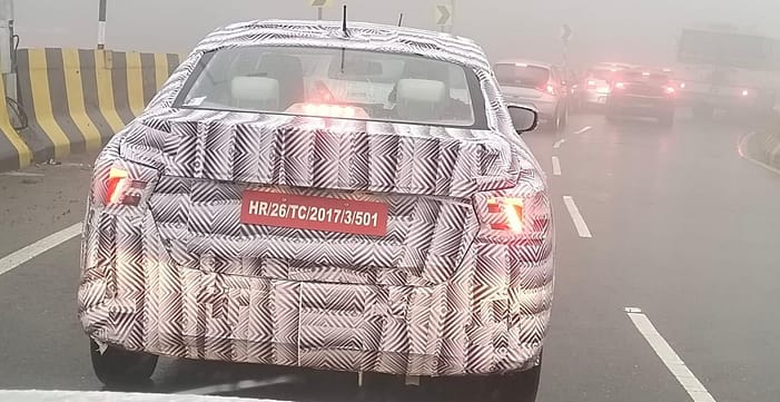 2024 Maruti Suzuki Dzire Spotted during Testing