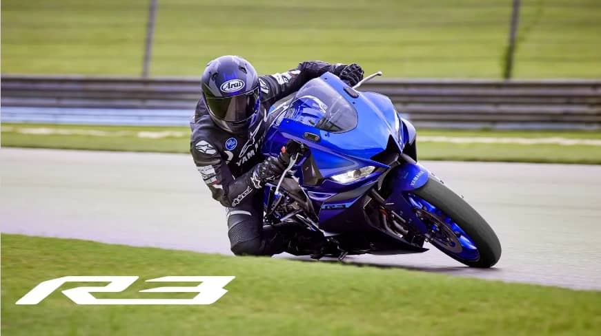 2024 Yamaha R3 is built on a diamond frame