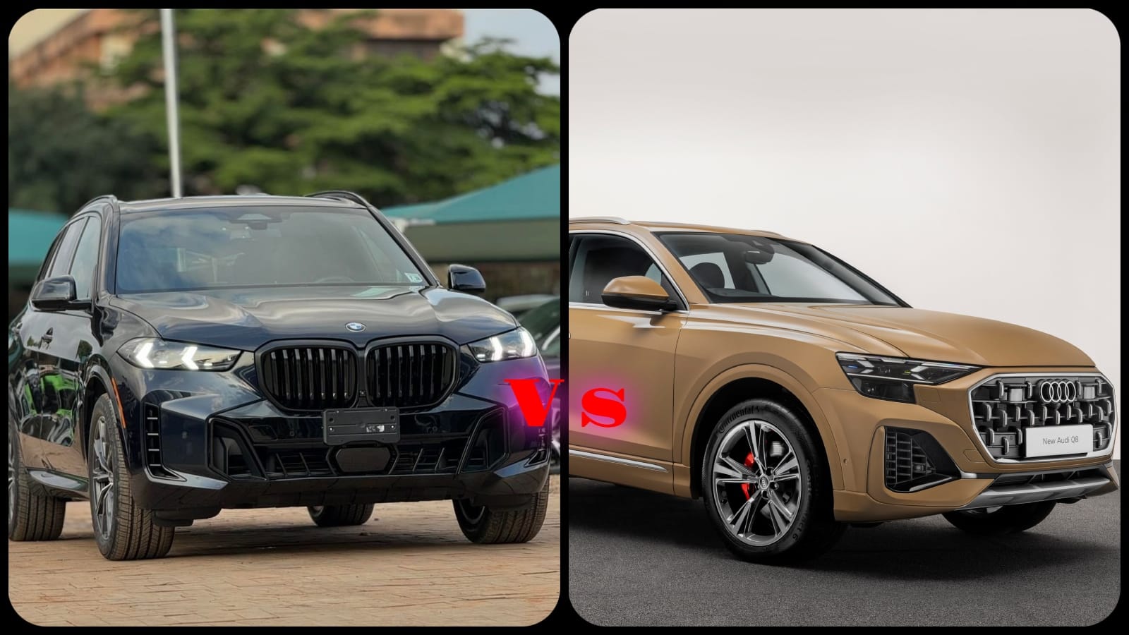 BMW X5 Vs Audi Q8